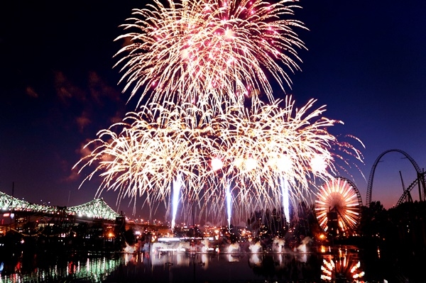 캐나다 몬트리올 국제불꽃축제.(사진=㈜한화)