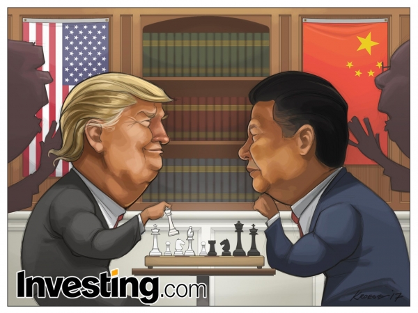 트럼프와 시진핑, 자료 : 인베스팅닷컴 = 인포스탁데일리