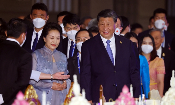 시진핑 중국 국가 주석이 APEC 갈라 디너에 참석했다. 사진=뉴스1